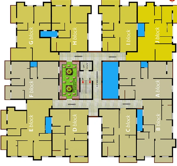 Floor Plan of Stepsstone Mahathes in Guduvancheri, Chennai - Image 280255