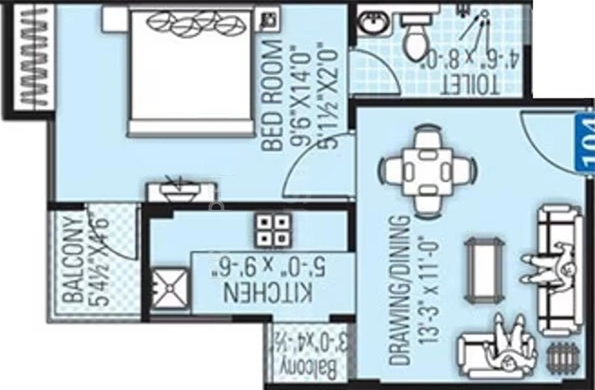1 BHK Flat in Anukampa Tulip in Jagatpura, Jaipur - Image 850303