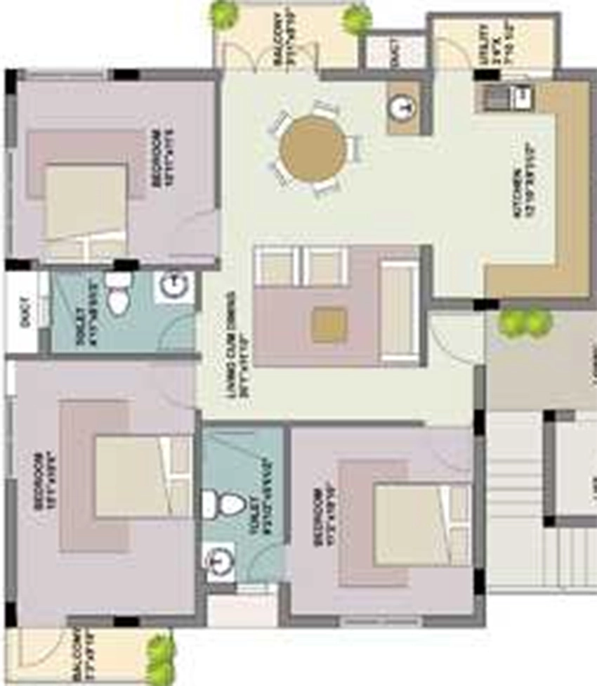3 BHK Flat in Adroit Aria in Nungambakkam, Chennai - Image 876719