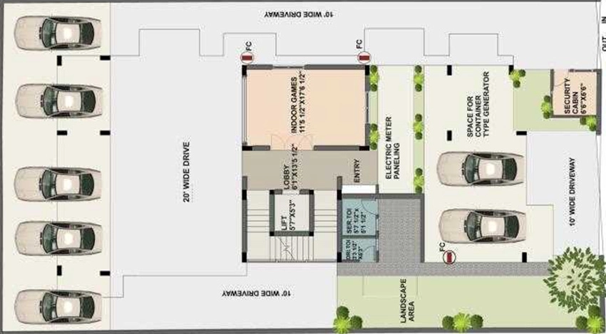 Master Plan of Adroit Aria in Nungambakkam, Chennai - Image 329353