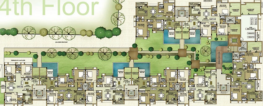 Floor Plan of Adroit Aura One in Adyar, Chennai - Image 329370