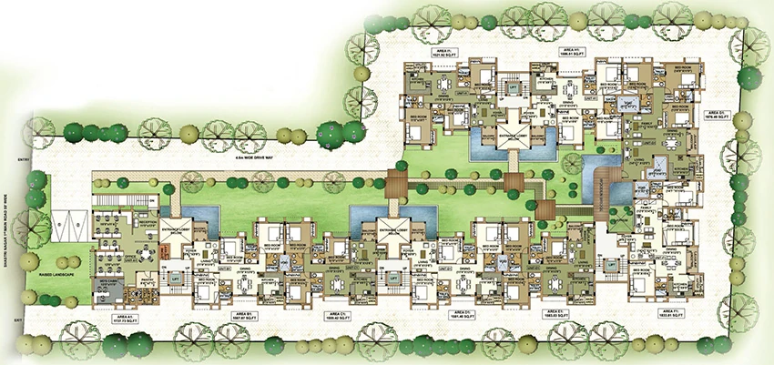 Master Plan of Adroit Aura One in Adyar, Chennai - Image 329369