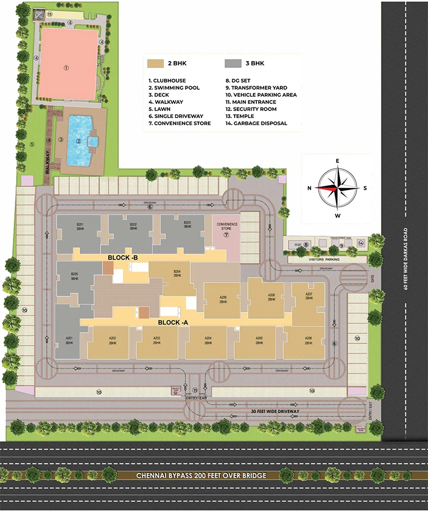Master Plan of LML Sky Living in Tambaram, Chennai - Image 329512