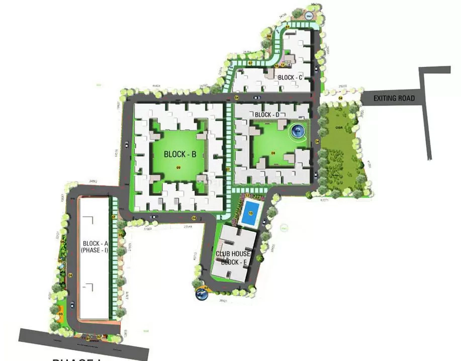 Master Plan of Rajparis Crystal Springs in Medavakkam, Chennai - Image 333885