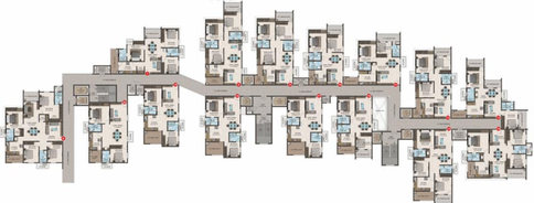 Floor Plan of SMR Vinay Estella in Vidyaranyapura, Bangalore - Image 126458