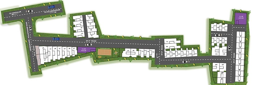 Master Plan of Vijay Raja Classic in Vandalur, Chennai - Image 330681