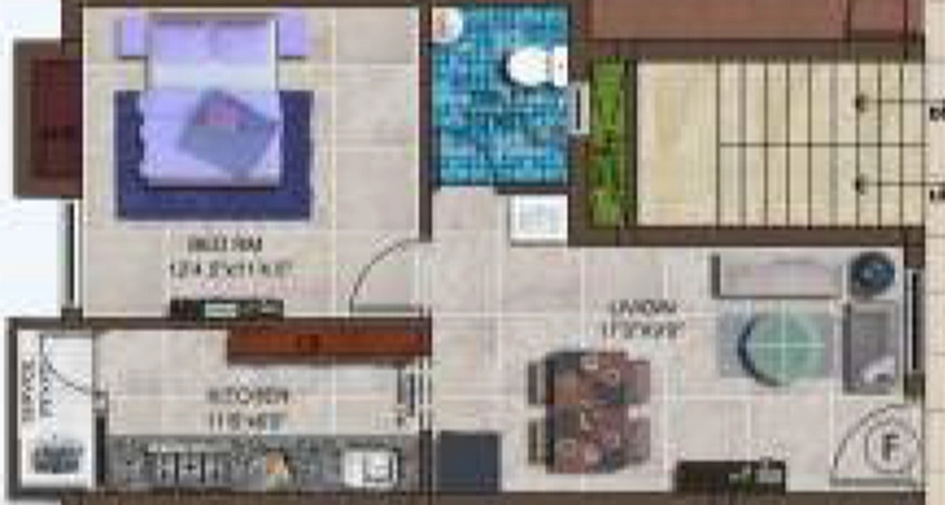 1 BHK Flat in Vijay Raja August in Tambaram, Chennai - Image 877598