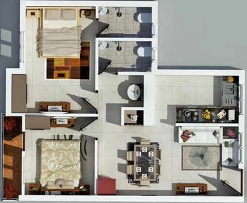 2 BHK Flat in Vijay Raja August in Tambaram, Chennai - Image 877599
