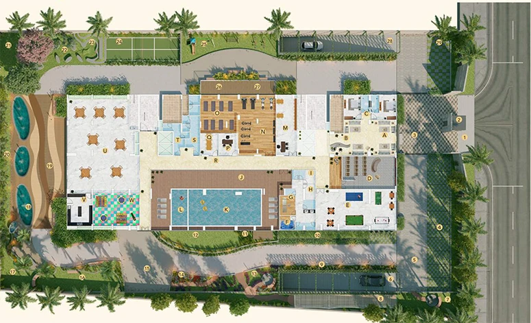Master Plan of Ganga Royal Eternia in Vaishali Nagar, Jaipur - Image 266111