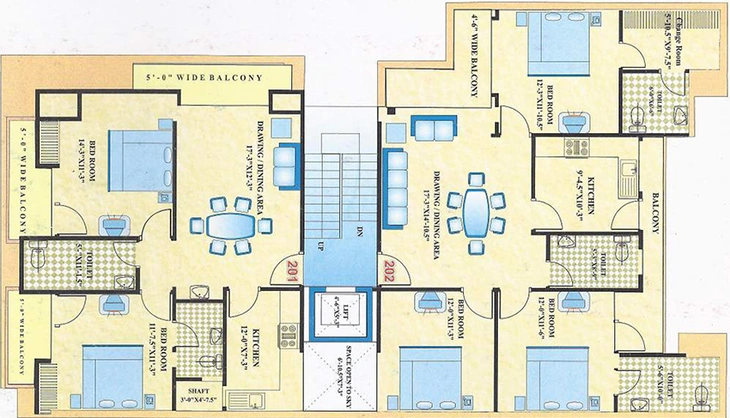 Floor Plan of SNG Bhagwati Kripa in Jhotwara Industrial Area, Jaipur - Image 264013
