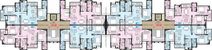 Floor Plan of Dhanuka Sunshine Symphony in Ajmer Road, Jaipur - Image 264751