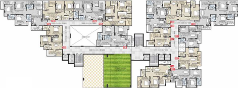 Floor Plan of Dhanuka Sunshine Prime in Mansarovar, Jaipur - Image 264714