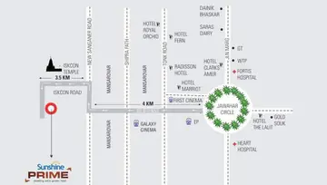Location of Dhanuka Sunshine Prime - Image 264713
