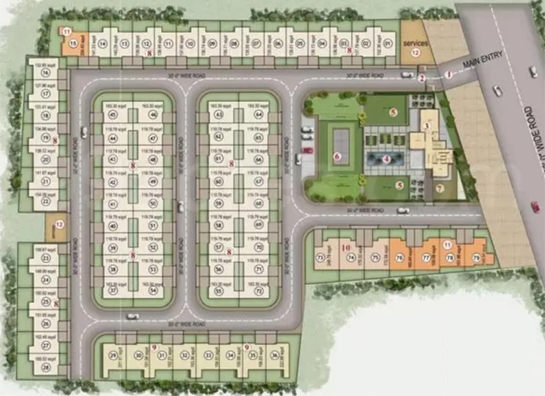 Master Plan of Mahima City Ville in Jagatpura, Jaipur - Image 265300