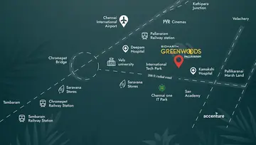 Location of Sidharth Greenwoods - Image 258591