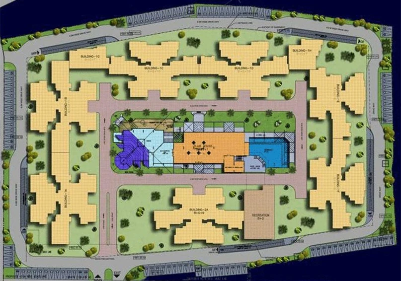Master Plan of Divyasree Elan Homes in Sarjapur, Bangalore - Image 268763