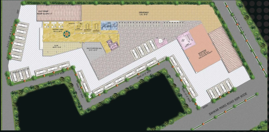 Master Plan of Unique Aura in Lalkothi, Jaipur - Image 313565