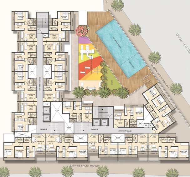 Master Plan of Rudra Kristina in Taloja, Navi Mumbai - Image 109850