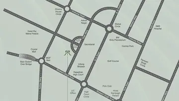 Location of Aashish Central Park - Image 265990