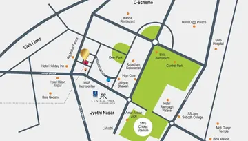 Location of Aashish The Meridien - Image 266519