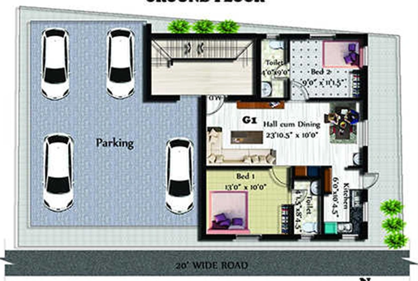 Master Plan of Sivarams Indus 2 in Kolathur, Chennai - Image 282337