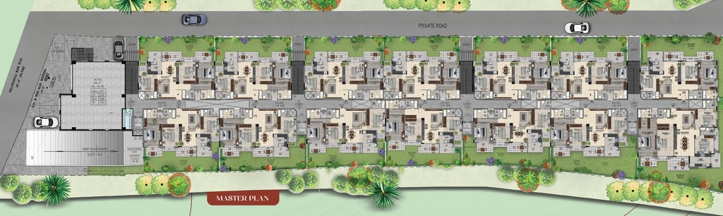 Master Plan of UKN Miraya Woods in Whitefield, Bangalore - Image 336198