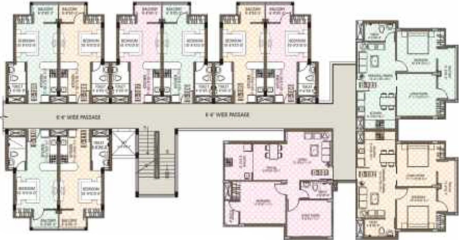 Floor Plan of UDB Celebrations in Tonk Road, Jaipur - Image 264140