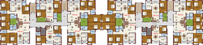 Floor Plan of Gowtham Royal Palms in Vilankurichi, Coimbatore - Image 240473