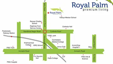 Location of Gowtham Royal Palms - Image 240472