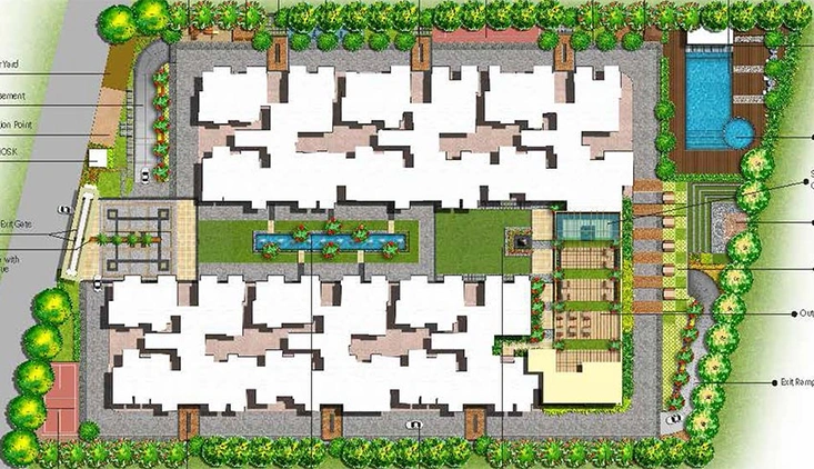 Master Plan of Elegant Whispering Winds in Kanakapura, Bangalore - Image 268939