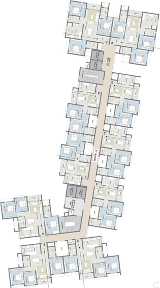 Floor Plan of Century Novus in Jakkur, Bangalore - Image 127763