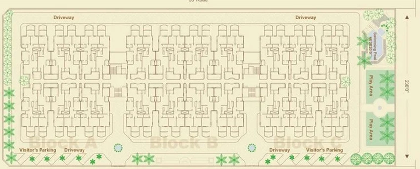 Master Plan of SIS Danube in Pallikaranai, Chennai - Image 338482