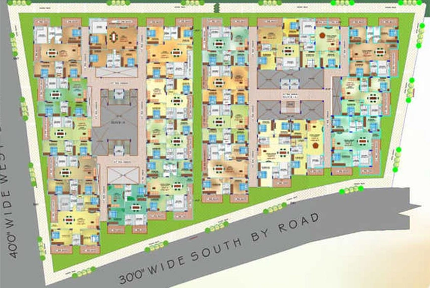Master Plan of Elegant Valley in Rajarajeshwari Nagar, Bangalore - Image 268899
