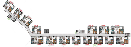 Floor Plan of Sterling Grandeur in Bachupally, Hyderabad - Image 127041
