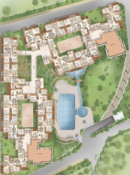 Floor Plan of Sakthi Summit in Mettupalayam Road, Coimbatore - Image 237616