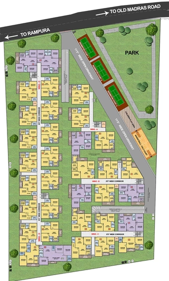 Master Plan of Neeraja Sarovar in KR Puram, Bangalore - Image 127772