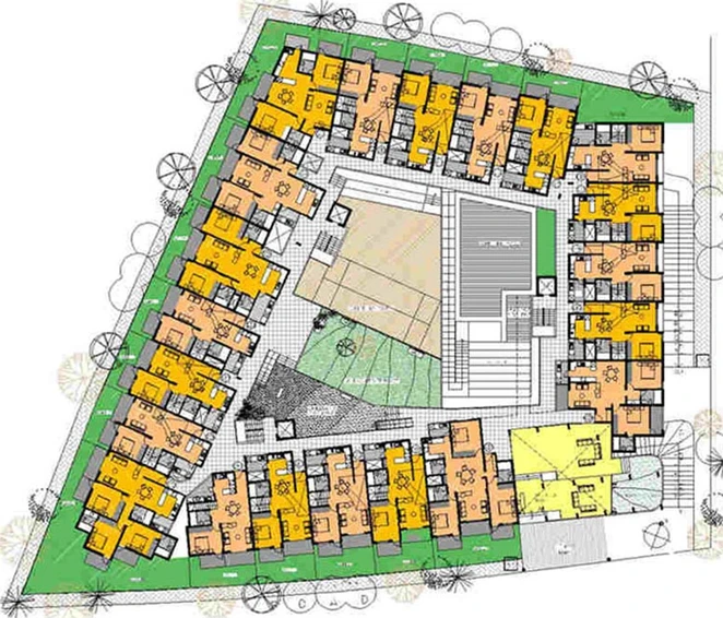 Master Plan of Durga Saffron Square in Bellandur, Bangalore - Image 268783