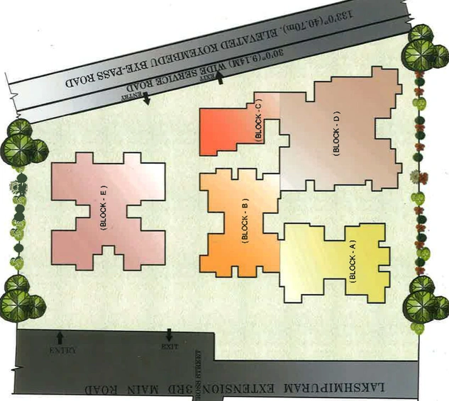 Master Plan of Hansa Aashirwad in Tambaram, Chennai - Image 247866