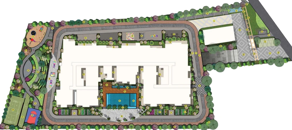 Master Plan of V2 Vajra Elegance in Kengeri, Bangalore - Image 336231