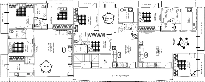 Floor Plan of V2 Rathna Villas in Basavanagudi, Bangalore - Image 336255