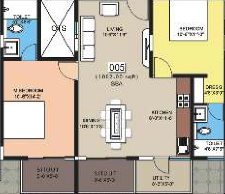 2 BHK Flat in Velpula Orchid in Kattigenahalli, Bangalore - Image 880596