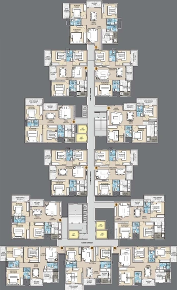 Floor Plan of Desai Empire in Whitefield, Bangalore - Image 126925