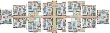 Floor Plan of Desai Golden Springs in Krishnarajapuram, Bangalore - Image 127053