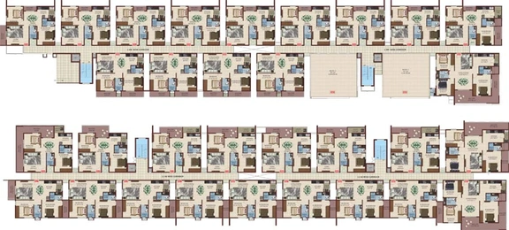 Floor Plan of Desai Grandeur in Whitefield, Bangalore - Image 127072