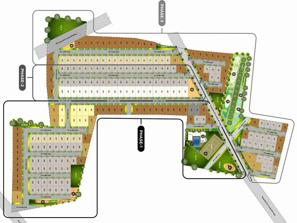 Master Plan of Assetz Atmos & Aura in Shettigere, Bangalore - Image 274689