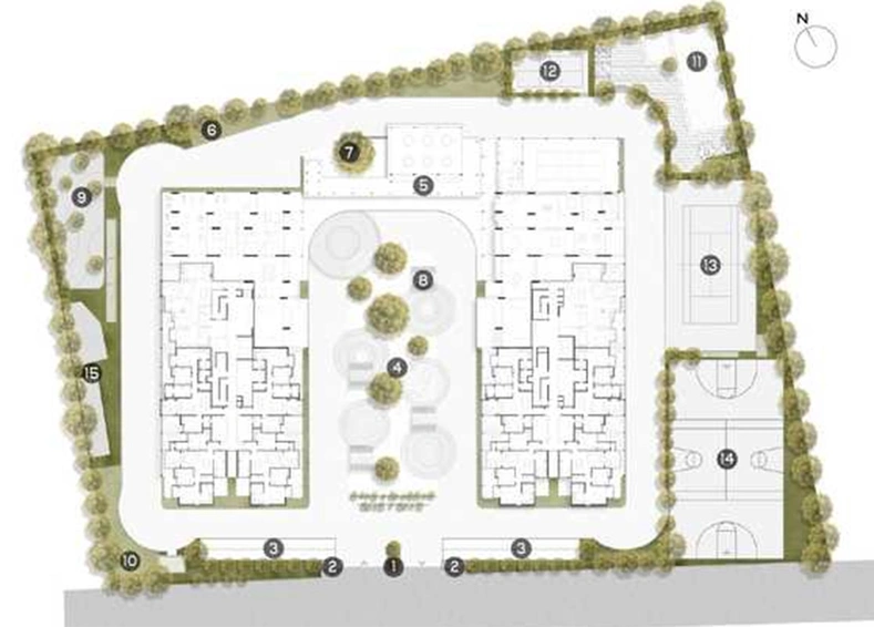 Master Plan of Assetz Ren And Rei in Hosa Road, Bangalore - Image 234853