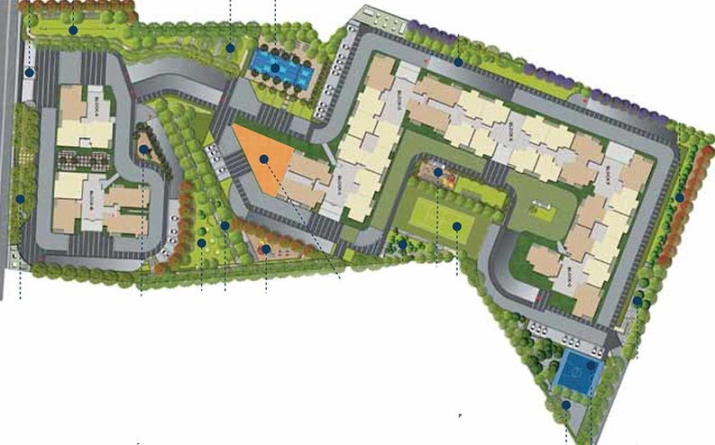 Master Plan of Brigade Northridge Phase 1 in Jakkur, Bangalore - Image 267673