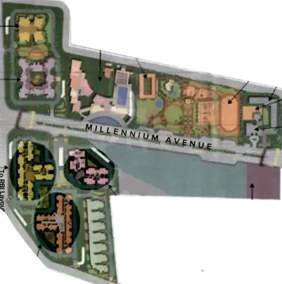 Master Plan of Brigade Millennium in JP Nagar, Bangalore - Image 267656