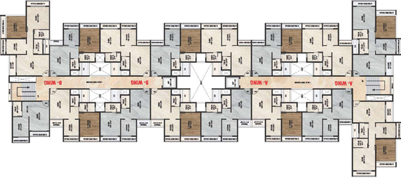 Floor Plan of Naman Platina in Taloja, Navi Mumbai - Image 98160