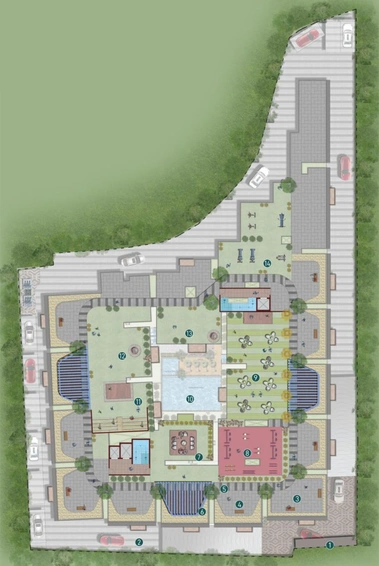 Master Plan of Desai Green Gardens in Dasarahalli, Bangalore - Image 127121